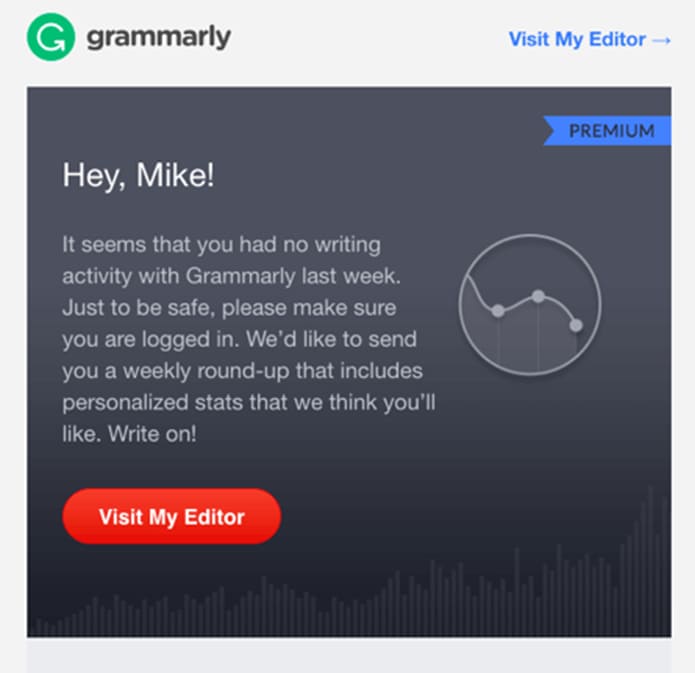 Email personalization is a great tool for re-engagement campaigns