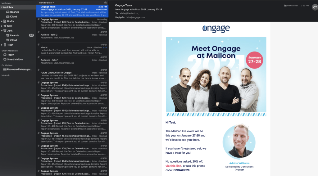 Keep dark mode in mind for better email deliverability